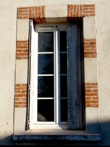 Imitation d'un appareillage en briques